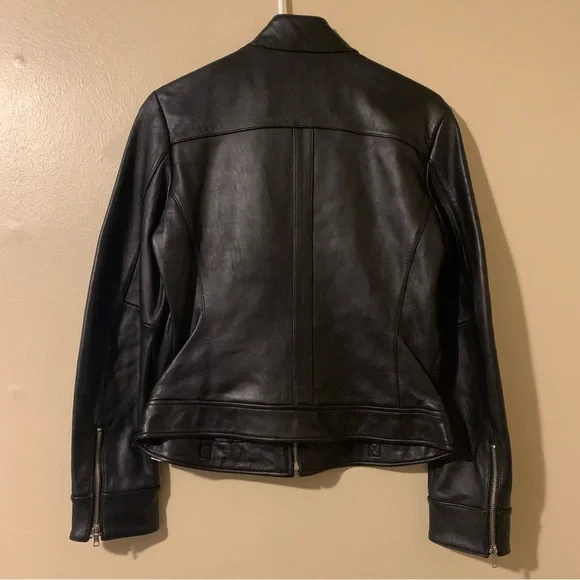 Mossimo Moto Leather Jacket Size M - Picture 3 of 5